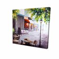 Begin Home Decor 16 x 16 in. Outdoor Restaurant-Print on Canvas 2080-1616-ST5
